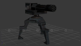 自动炮塔-15 - Auto Turret 3D model-15