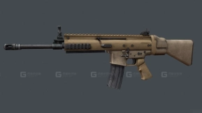 SCAR-L轻型突击步枪-SCAR-L 3D model