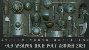 复古冷兵器盔甲斧头刀剑模型