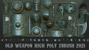复古冷兵器盔甲斧头刀剑模型