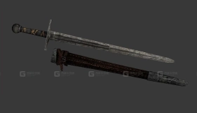 剑 3D模型-21 - Sword 3D model-21