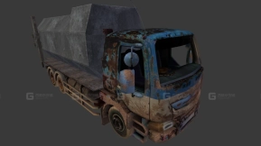 2008款雷诺Kerax集装箱车 - 2008 Renault Kerax container 3D model-70