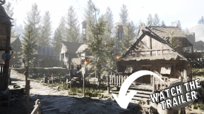 【UE】模块化维京村庄中世纪城镇幻想村庄 Modular Viking Village-Medieval Town-Medieval Village- Fantasy Village