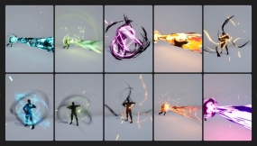 【UE】魔法光束  Magic Beams