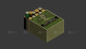 高爆霰弹弹药 - Ammo High Explosive Buck 3D model-52