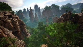 【UE】8K张家界风光素材包  8K Zhangjiajie Landscape Pack
