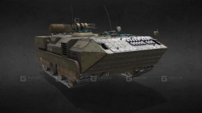 绑定好的步兵战车 - Rigged IFV