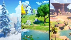 【UE5.2】风格化超级资源包 风格化自然环境  Stylized MEGA PACK   Stylized Nature Environment