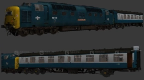 英国铁路55型 - British Rail Class 55 3D model-29