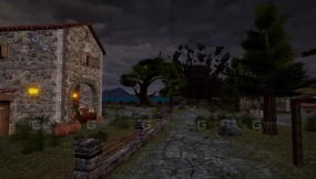 黑暗中世纪岛屿PSX风格委托 Dark Medieval Island PSX Commission