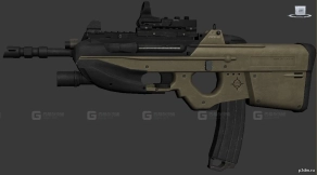 F2000突击步枪 F2000 3D model