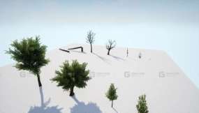 【UE】低多边形树木包  Low Poly Trees Pack