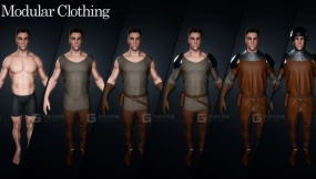 【UE】基础男性自定义  Base Male Customization