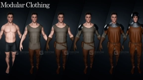 【UE】基础男性自定义  Base Male Customization