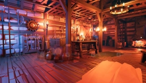 【UE】低多边形中世纪室内场景与建筑  Low Poly Medieval Interior and Constructions