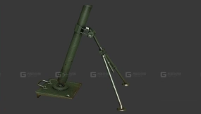 迫击炮 Mortar 3D model-12