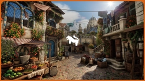 【UE5.3】奇幻城市街道 Fantasy City Street 