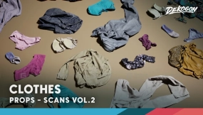【UE】扫描集第二卷 - 服装（纳米级与低多边形）  Scans VOL.2 - Clothes (Nanite & Low Poly)