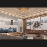 场景-现代客厅-大厅 - Scene- Modern Living Room - Hall