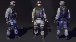 【UE】现代士兵迷彩包  Modern Soldier Camo Pack