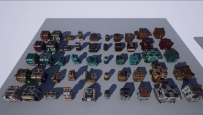 【UE】科幻风格箱子B  SciFi Boxes B