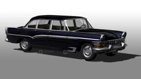 吉尔111 - ЗИЛ 111 3D model-129