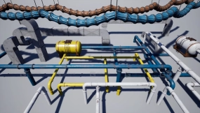 【UE】管道 通风管道  Pipes AirDucts