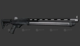 FN战术警用霰弹枪3D模型-43 - FN Tactical Police shotgun 3D model-43