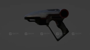 封装手枪 - Encased Handgun 3D model-14
