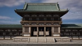 【UE】日本模块化寺庙（含内部结构）  Japanese Modular Temple (With Interiors)