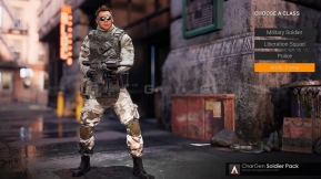 【UE】角色定制雇佣兵包 Character Customization Mercenary Soldiers Pack