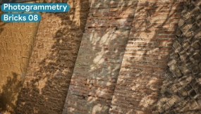 【UE5.1】砖墙系列08 - 扫描摄影测量材质 Brick Walls 08 - Scanned Photogrammetry Materials