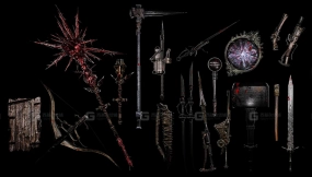 42件《血源诅咒》武器包  Bloodborne Weapon Pack