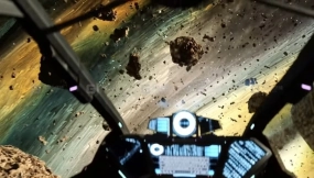 6K太空背景动态贴图+小行星陨石模型