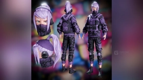 风格化动漫军事少女  Stylized-Anime Military Girl