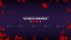 【UE】屏幕损伤（血液）  Screen Damage (Blood)