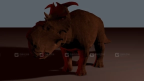 厚鼻龙 Pachyrhinosaurus 0