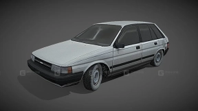 丰田Tercel - Toyota Tercel 3D model-18