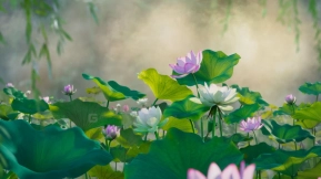 3组荷花莲花荷叶莲藕模型 Blender 3D Plant  Lotus Pack