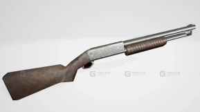 GTA罪恶都市、圣安地列斯（泵动霰弹枪）3D模型-6 - GTA  VC, SA (Pump Shotgun) 3D model-6