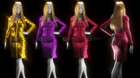 10个闪光珍珠布料服饰礼服材质球贴图