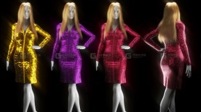 10个闪光珍珠布料服饰礼服材质球贴图
