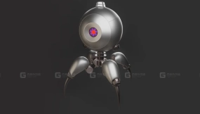 战士机器人 - Robot-Sentinel-Rigged