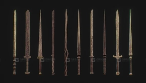 木剑套件 Wooden sword pack