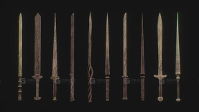 木剑套件 Wooden sword pack