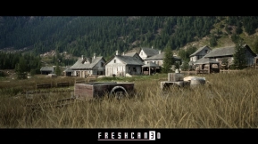 【UE】山地村落环境（村落、模块化村舍、村落道具）  Mountain Village Environment (Village, Modular Village Houses, Village Props)