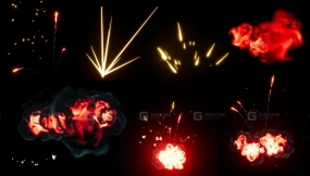 【UE】卡通风格冲击特效 - 第二版  Cartoony Impact FX - Second Edition