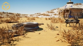 【UE】[万艺图形] 库布齐沙漠 - 3D扫描资产包  [WANYI Graphics] The Kubuqi Desert - 3D Scans Asset Pack
