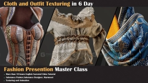 SP衣服布料贴图教程 Cloth & Outfit Texturing – Presentation in 6 Day-Master Class