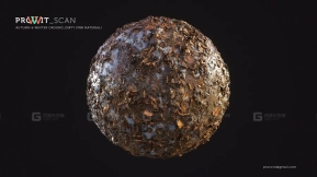 3款4K高清秋冬场景落叶与雪地地面PBR纹理贴图